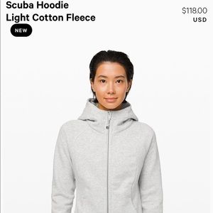 Lulu lemon scuba hoodie! Sz 12- like new